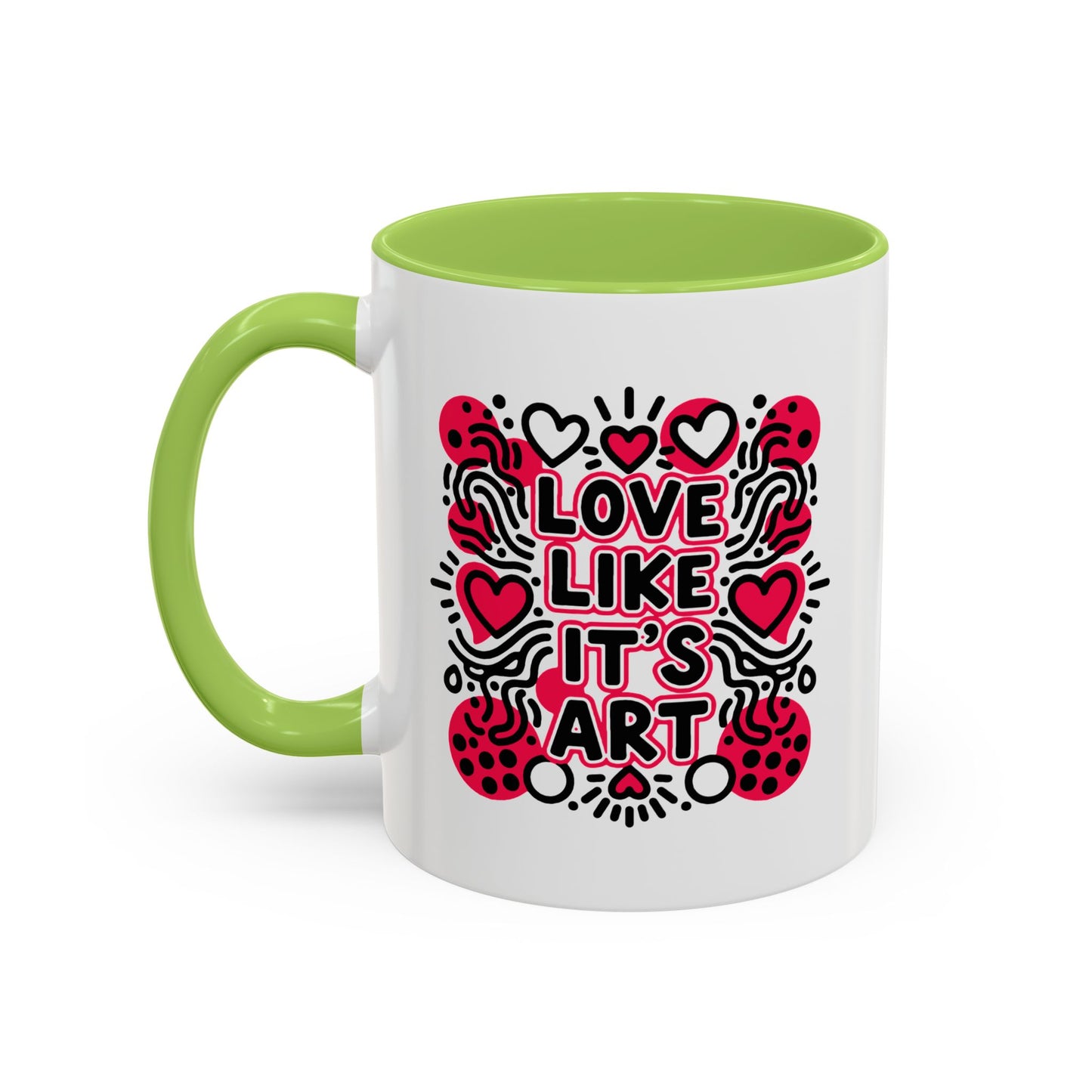 Love Like It’s Art - Color Accent Mug