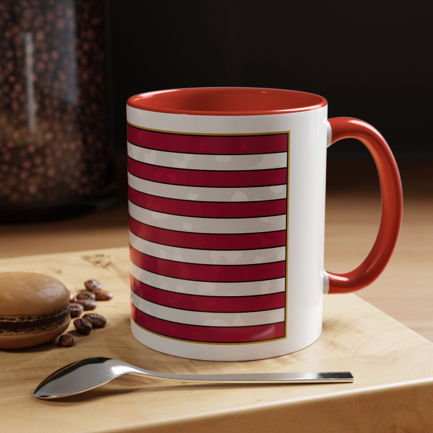 New Glory American Flag (Gold Edge Edition) - Color Accent Mug