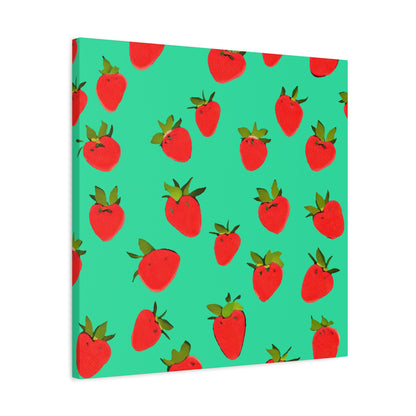 Strawberry Pattern - Canvas