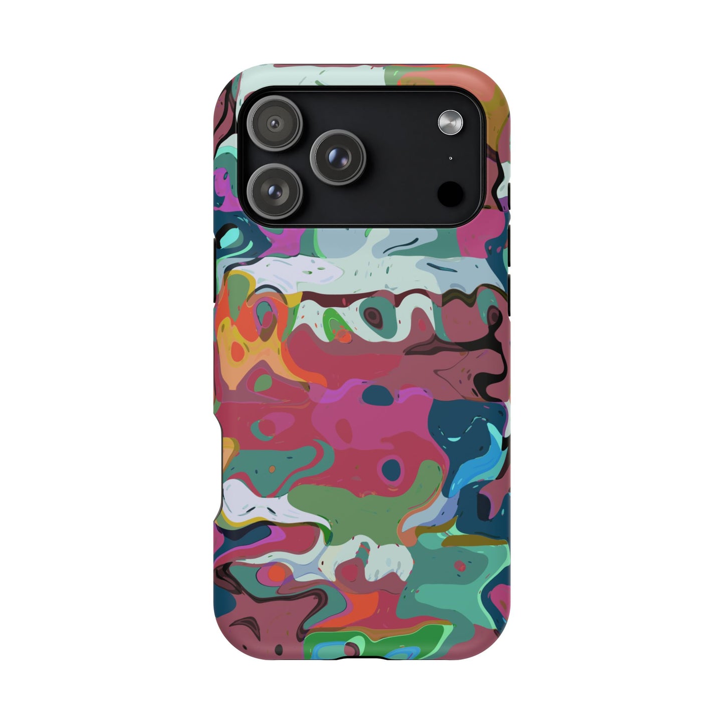 Colorful Abstract Marble - Magnetic Phone Case