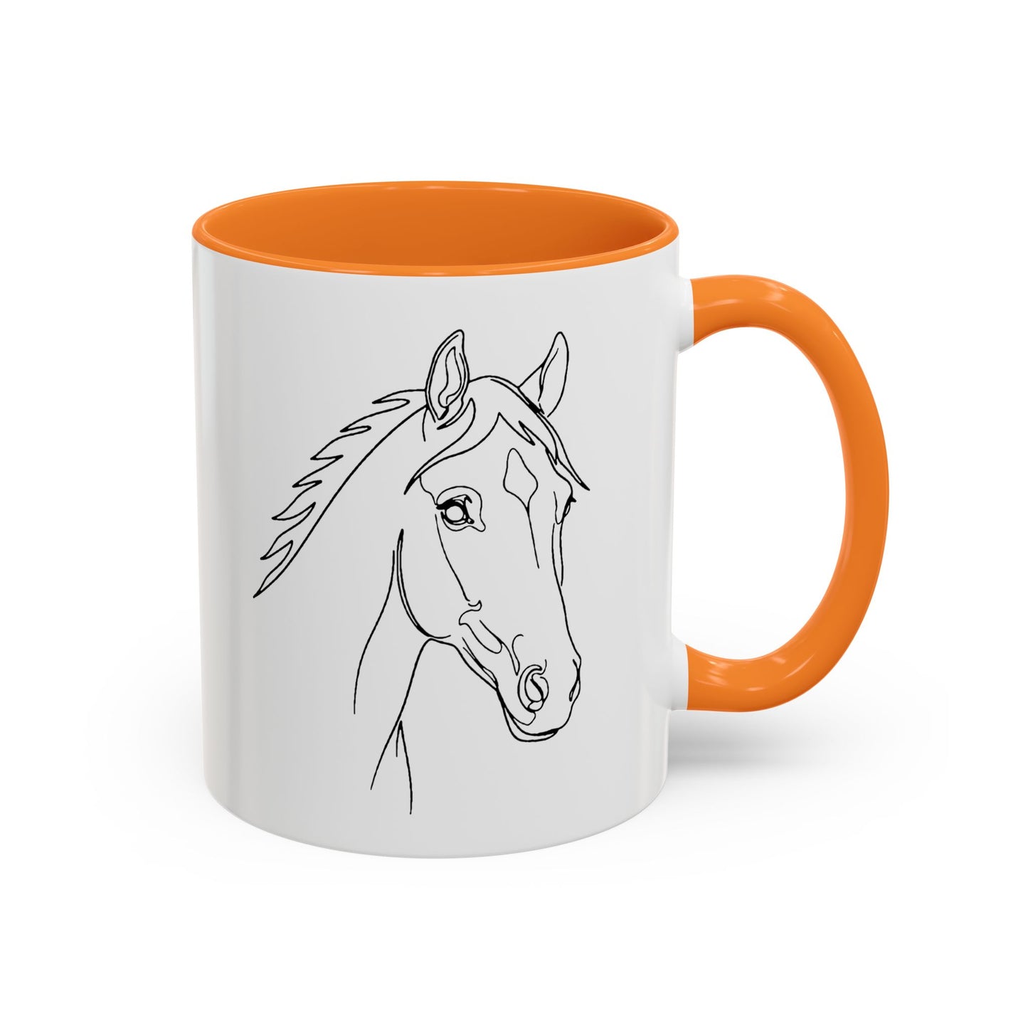 Horse Portrait Sketch - Colorful Mug