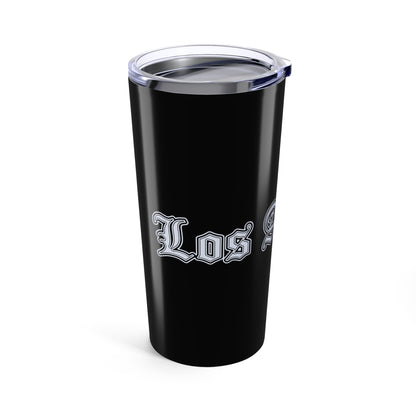Stylish Stainless Steel Travel Mug with 'Los Angeles' Design, Perfect for Coffee Lovers, Gifts for Travelers, Road Trips, and Everyday Use - Silver Edition