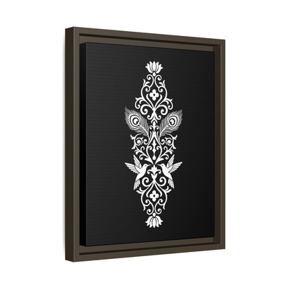 Hummingbird Soulmates - Framed Canvas