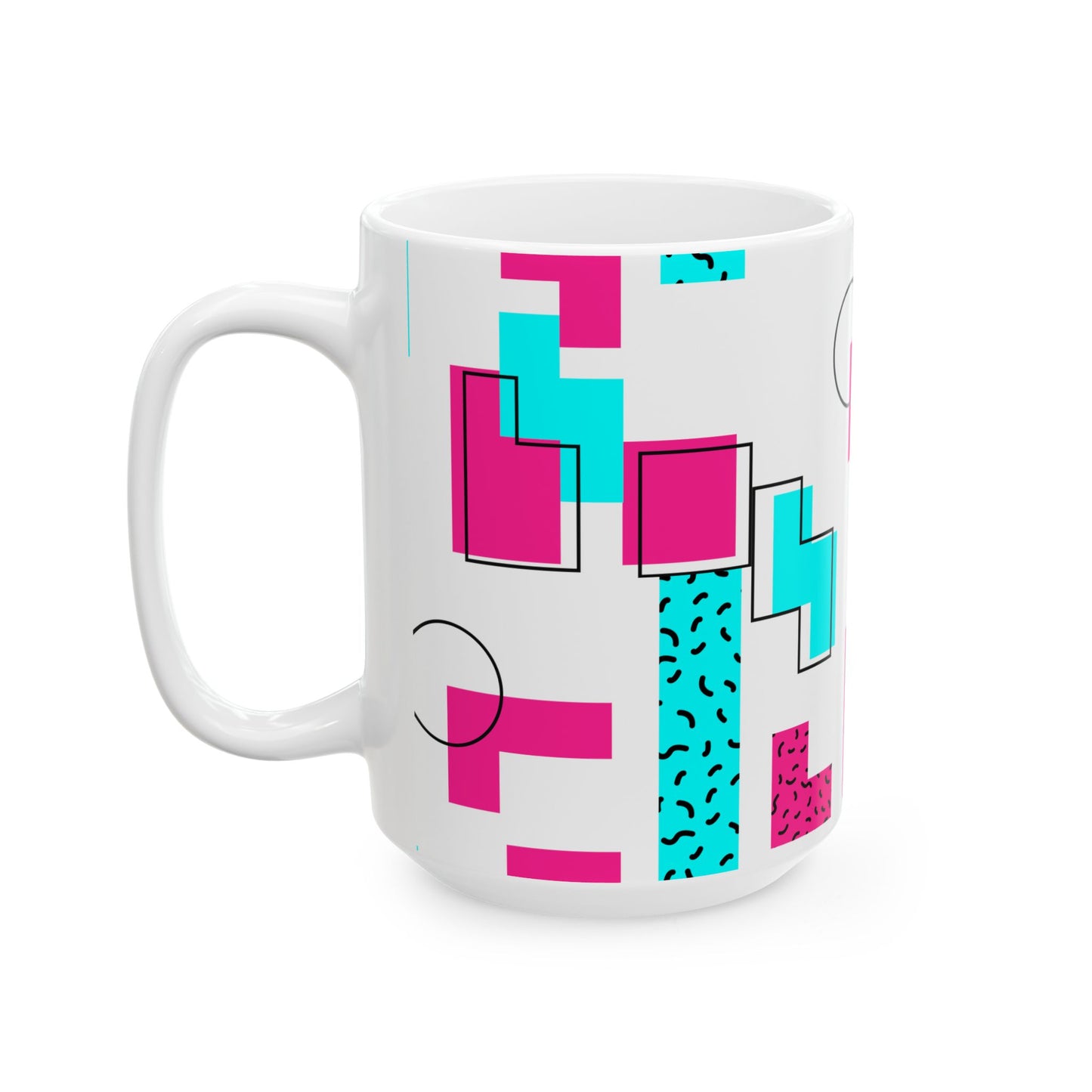Retro Geometric Vibes - Mug