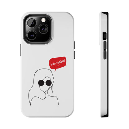 Incroyable Chic Girl - Phone Case