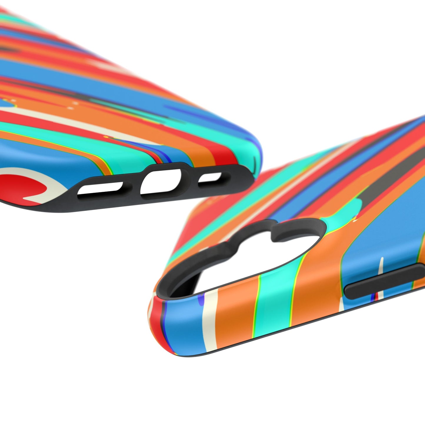 Abstract Rainbow Swirl Arc - Magnetic Phone Case