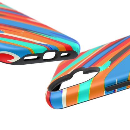 Abstract Rainbow Swirl Arc - Magnetic Phone Case
