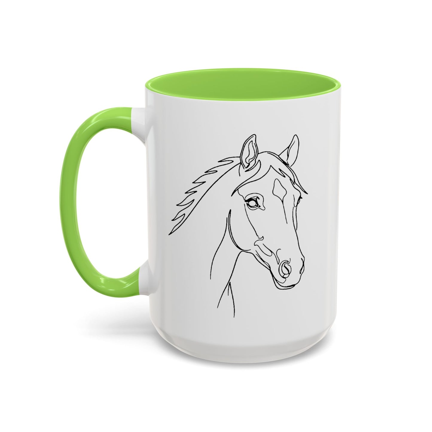 Horse Portrait Sketch - Colorful Mug