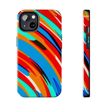 Abstract Rainbow Swirl Arc - Phone Case