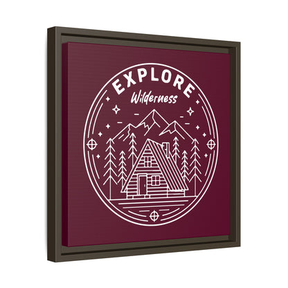 Explore Wilderness - Framed Canvas