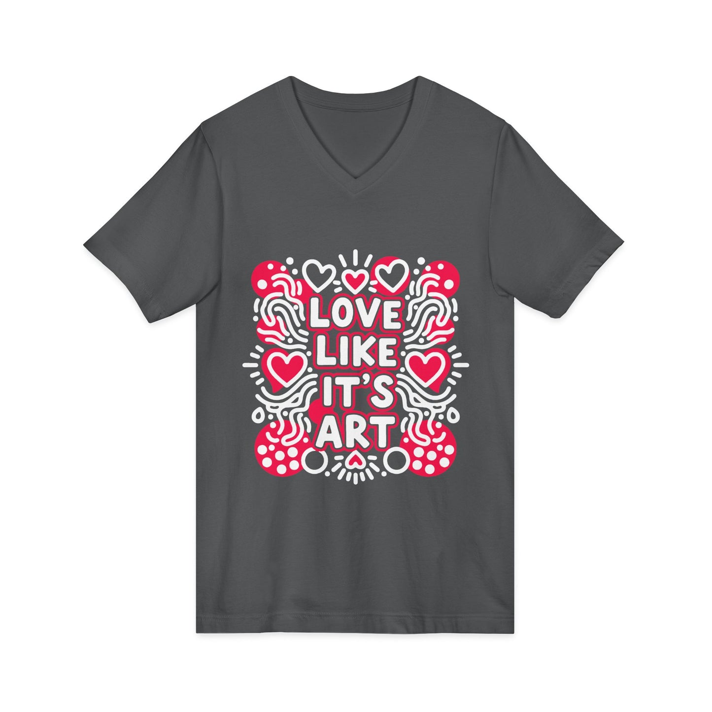 Love Like It's Art - V-Neck Tee