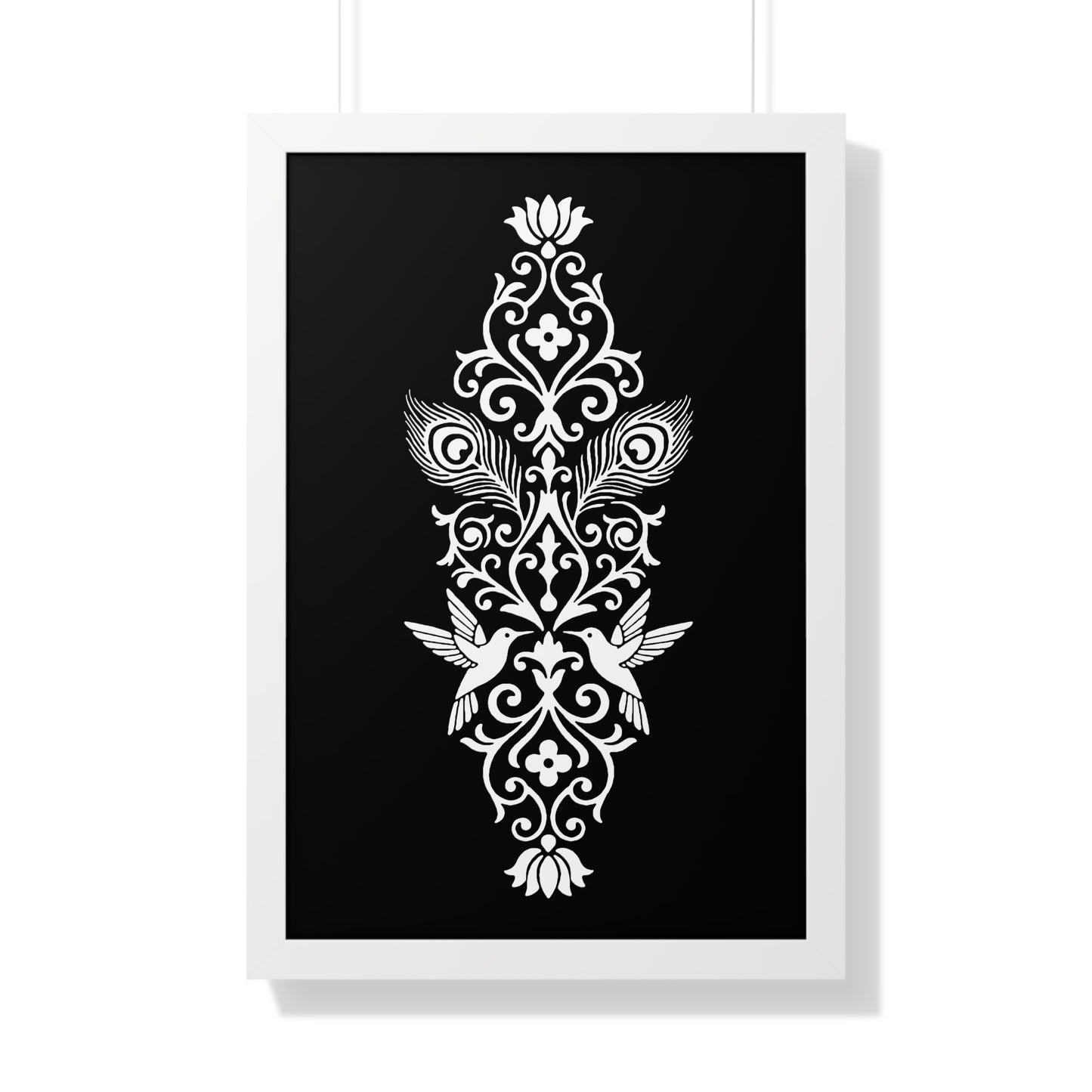 Hummingbird Soulmates - Framed Poster