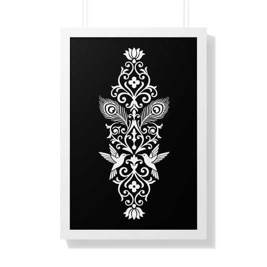 Hummingbird Soulmates - Framed Poster