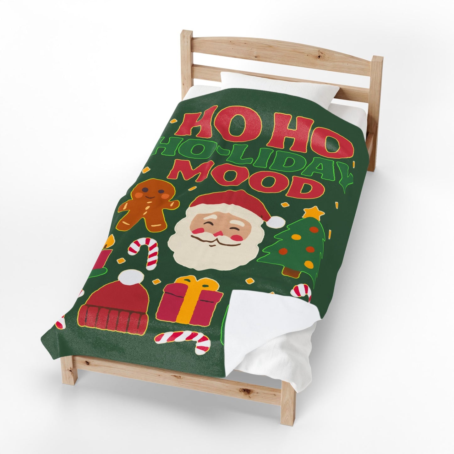 Ho Ho Ho-liday Mood - Plush Blanket