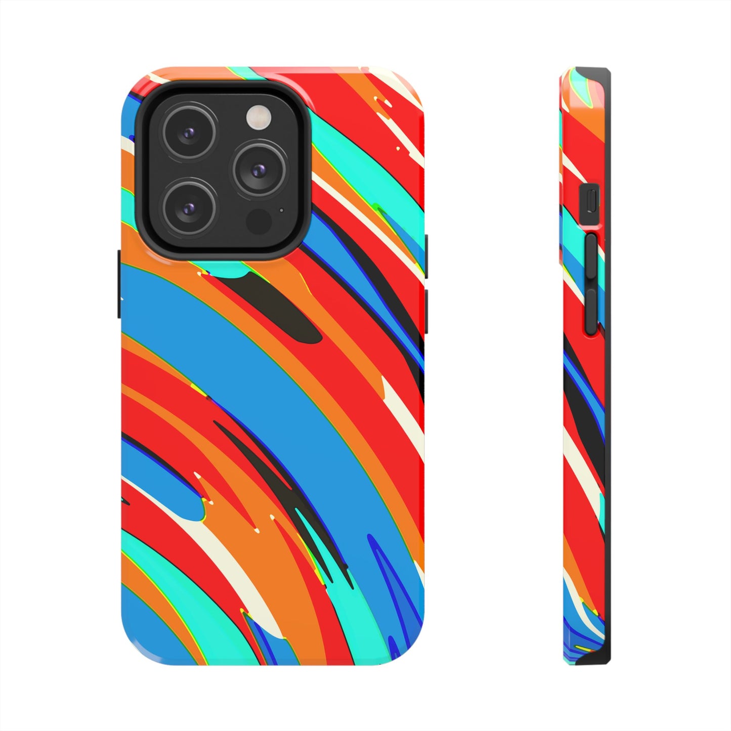 Abstract Rainbow Swirl Arc - Phone Case