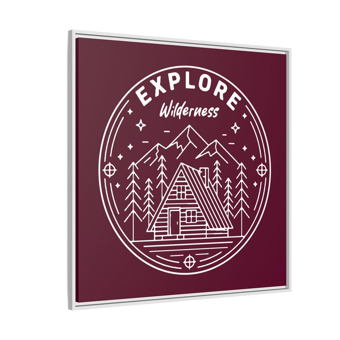 Explore Wilderness - Framed Canvas