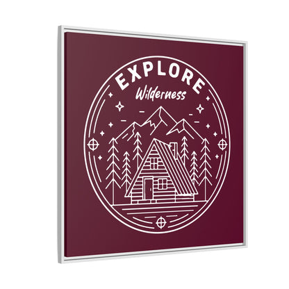 Explore Wilderness - Framed Canvas