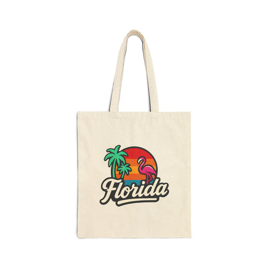 Florida Sunset Palm - Tote Bag