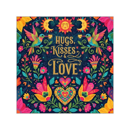 Hugs, Kisses & Love - Sticker