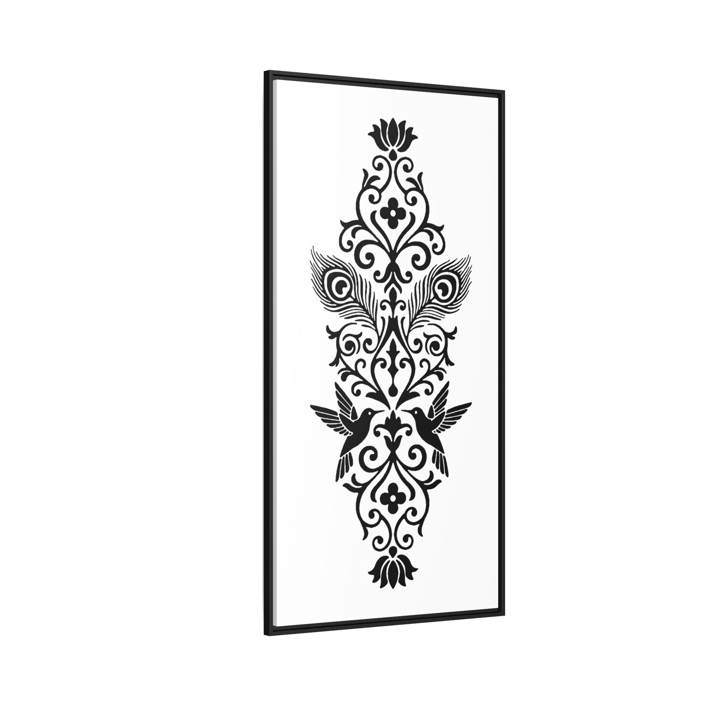 Hummingbird Soulmates - Framed Canvas