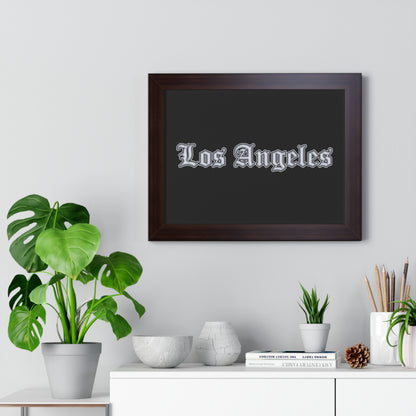 Los Angeles - Silver Edition - Framed Poster