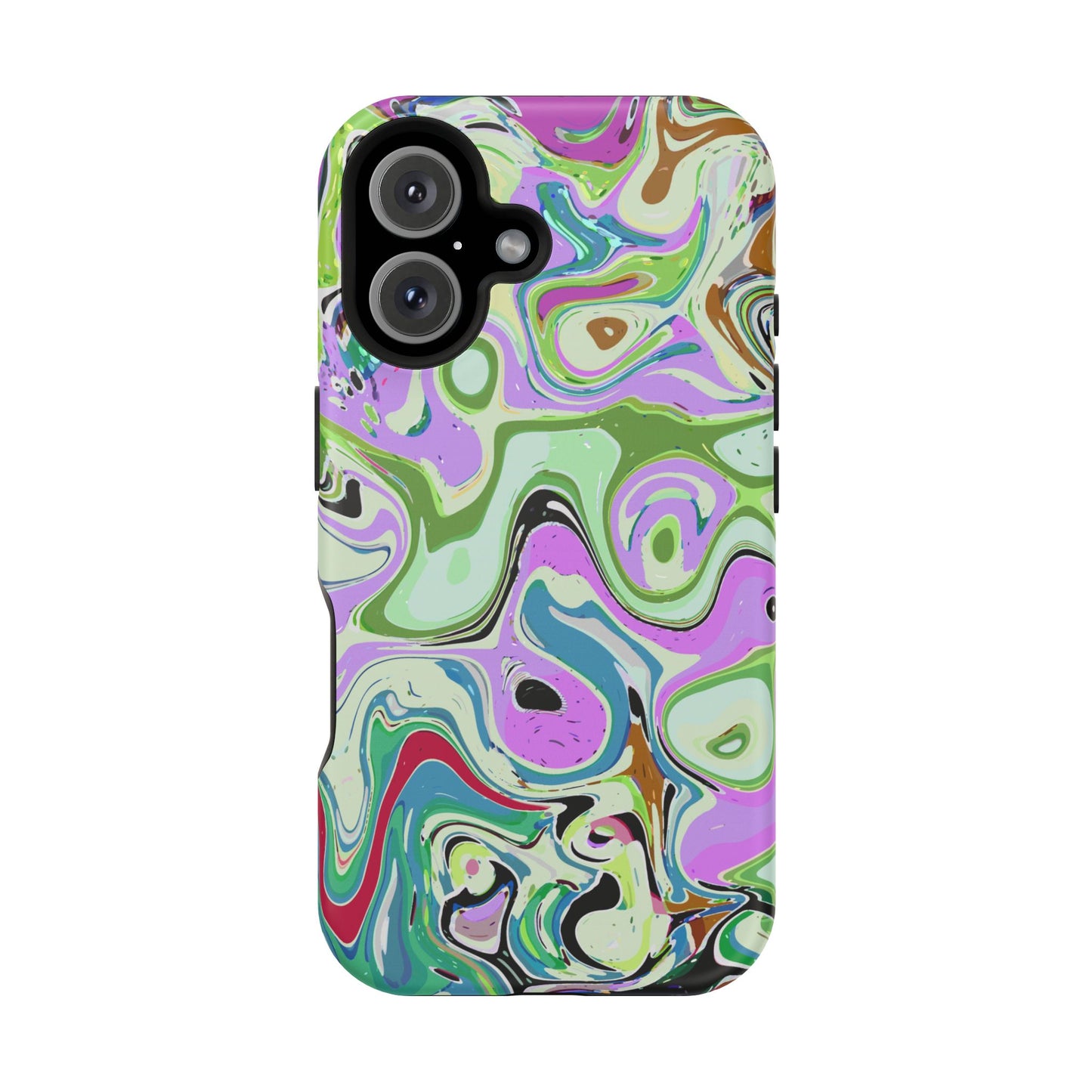 Vibrant Multi‑Color Swirl - Magnetic Phone Case