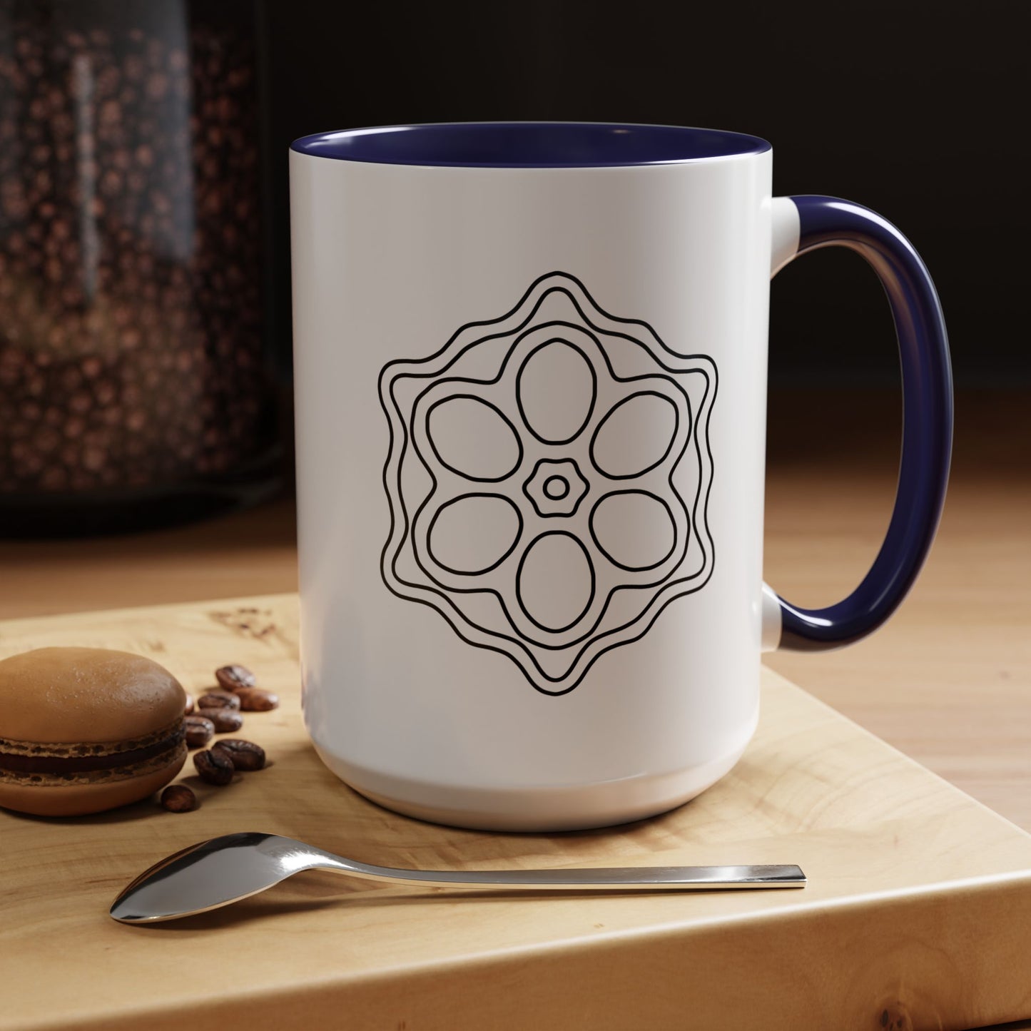 Elegant Floral Accent Coffee Mug, Perfect for Home, Office, Gifts, Birthdays, Inspirational Quotes, Tea Lovers