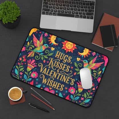 Hugs, Kisses & Valentine’s Wishes - Desk Mat