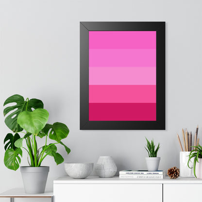 Valentine Rose Colors - Framed Poster
