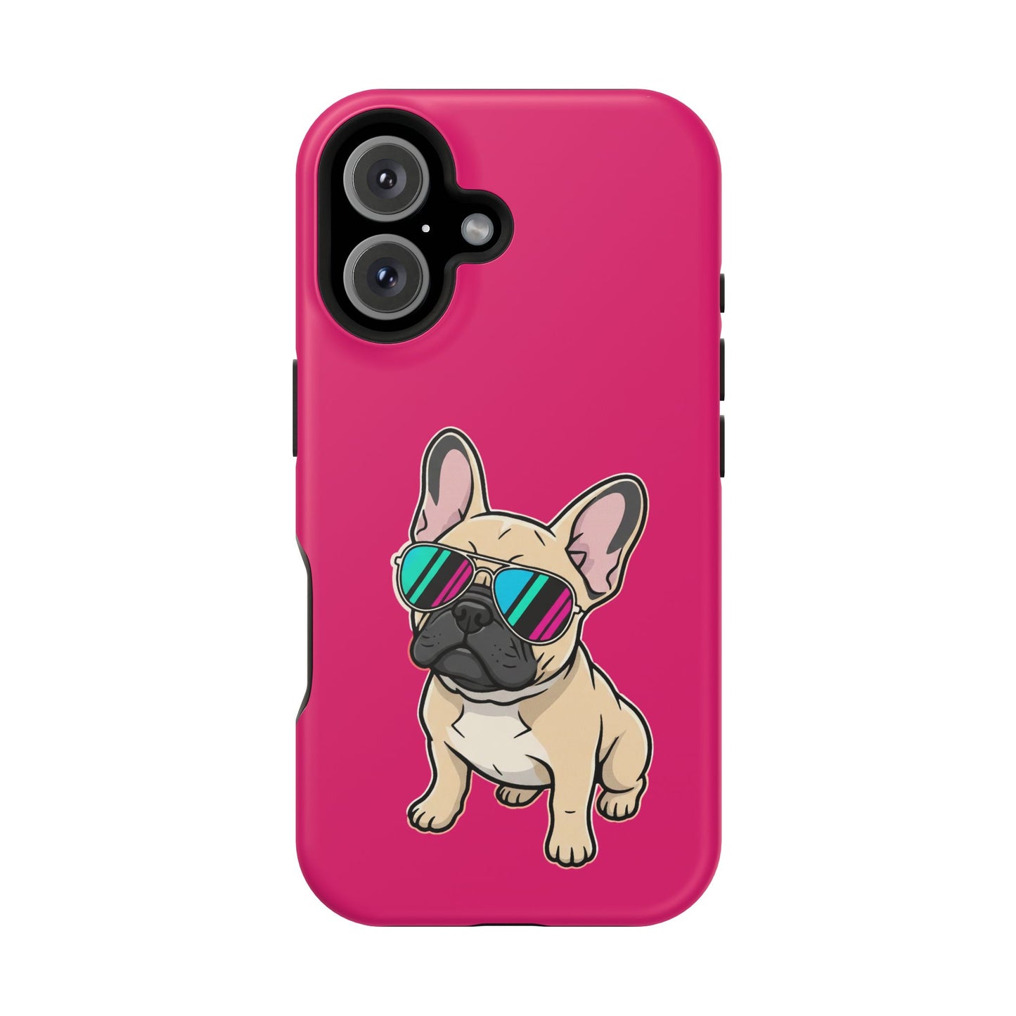 French Bulldog with Sunglasses - Magnetic Phone Case