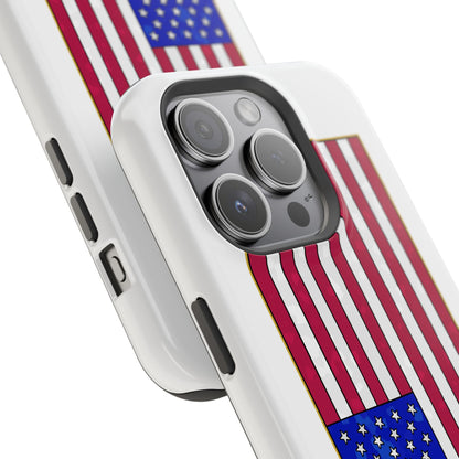 New Glory American Flag (Gold Edge Edition) - Magnetic Phone Case