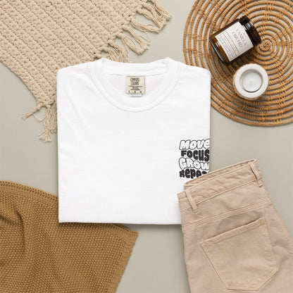 Move. Focus. Grow. Repeat. - T-Shirt