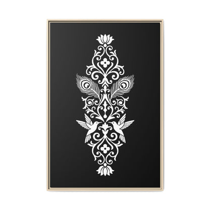Hummingbird Soulmates - Framed Canvas