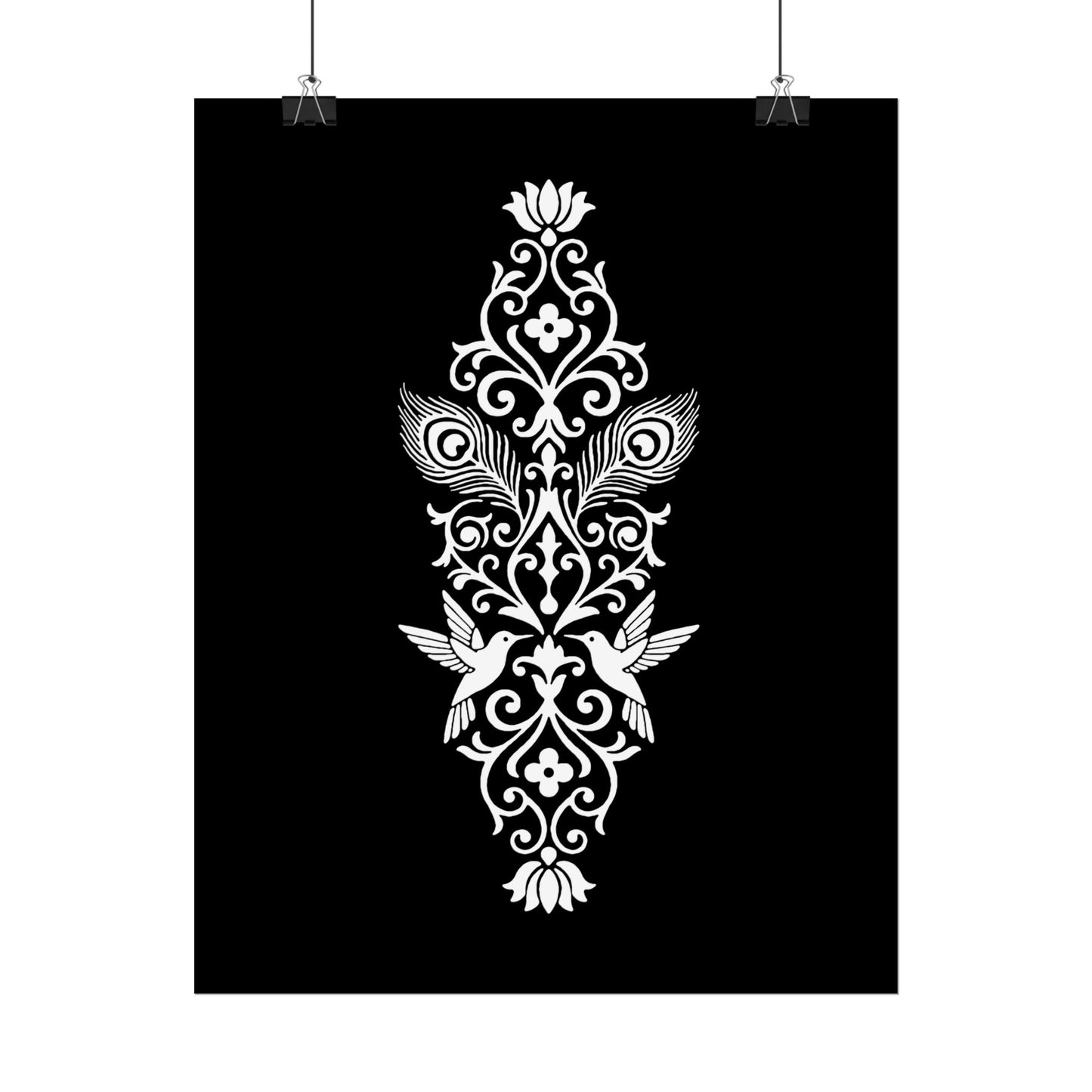 Hummingbird Soulmates - Rolled Poster