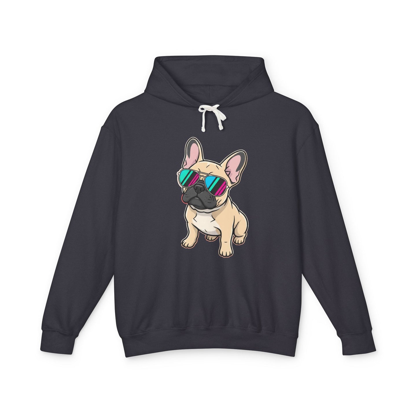 French Bulldog with Sunglasses - Hoodie