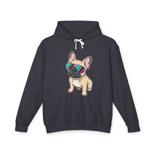 French Bulldog with Sunglasses - Hoodie