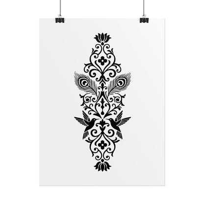 Hummingbird Soulmates - Rolled Poster