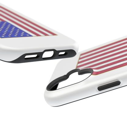 New Glory American Flag (Gold Edge Edition) - Magnetic Phone Case