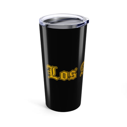 Los Angeles Stainless Steel Travel Mug - Perfect for Coffee Lovers and Road Trips, Gift for Friends, Custom Insulated Cup - Golden Edition