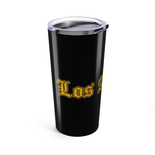 Los Angeles Stainless Steel Travel Mug - Perfect for Coffee Lovers and Road Trips, Gift for Friends, Custom Insulated Cup - Golden Edition