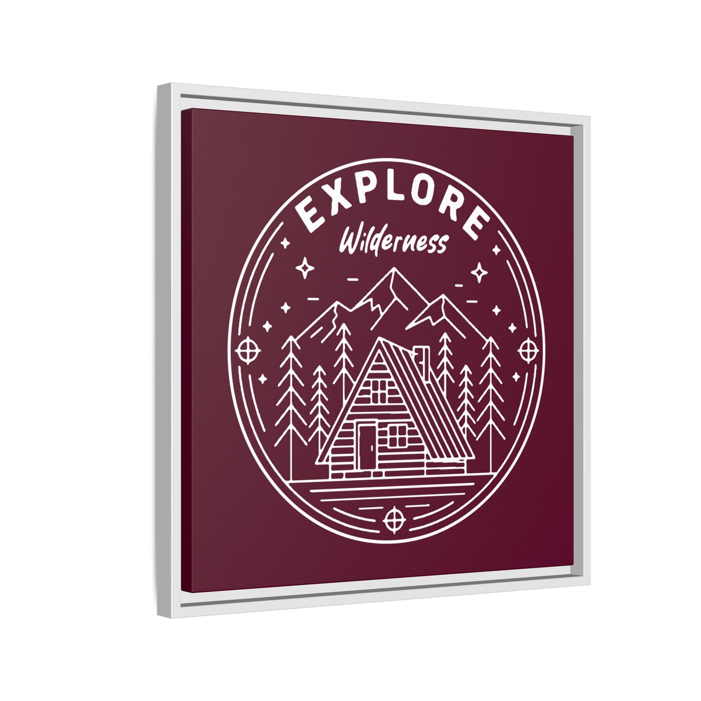 Explore Wilderness - Framed Canvas