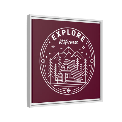 Explore Wilderness - Framed Canvas