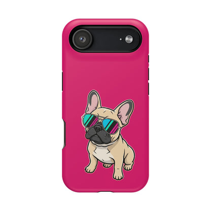 French Bulldog with Sunglasses - Magnetic Phone Case