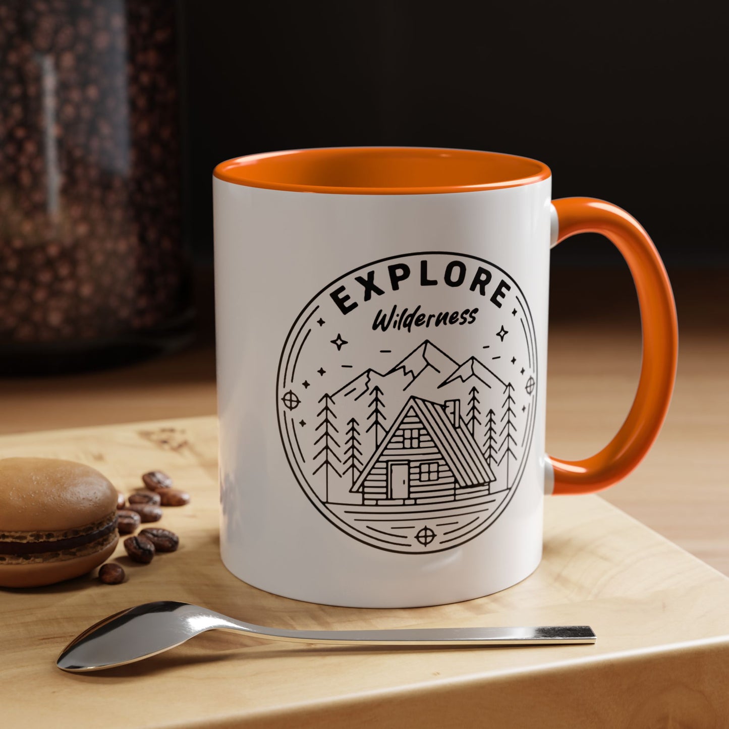 Explore Wilderness - Color Accent Mug