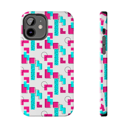 Retro Geometric Vibes - Phone Case