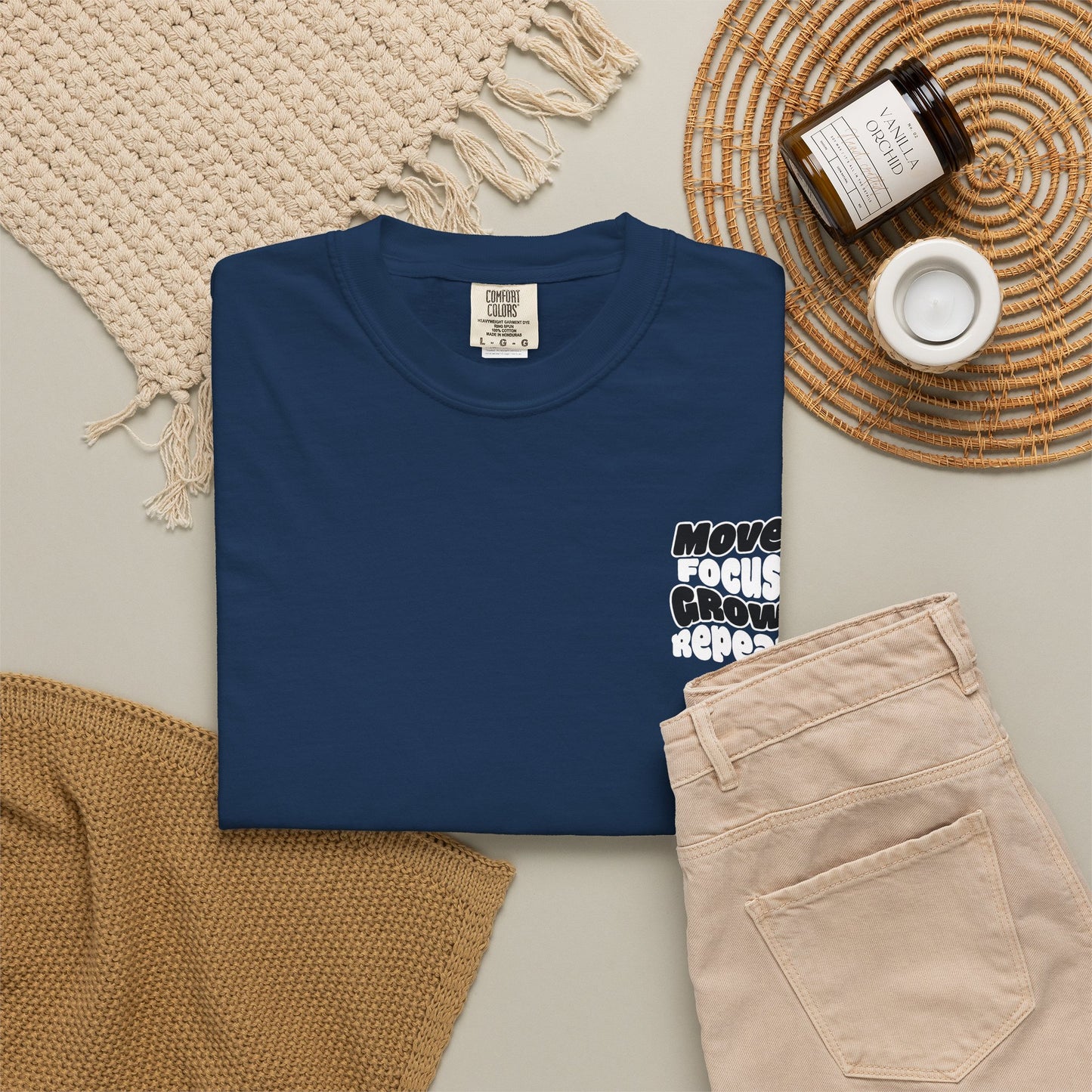 Move. Focus. Grow. Repeat. - T-Shirt