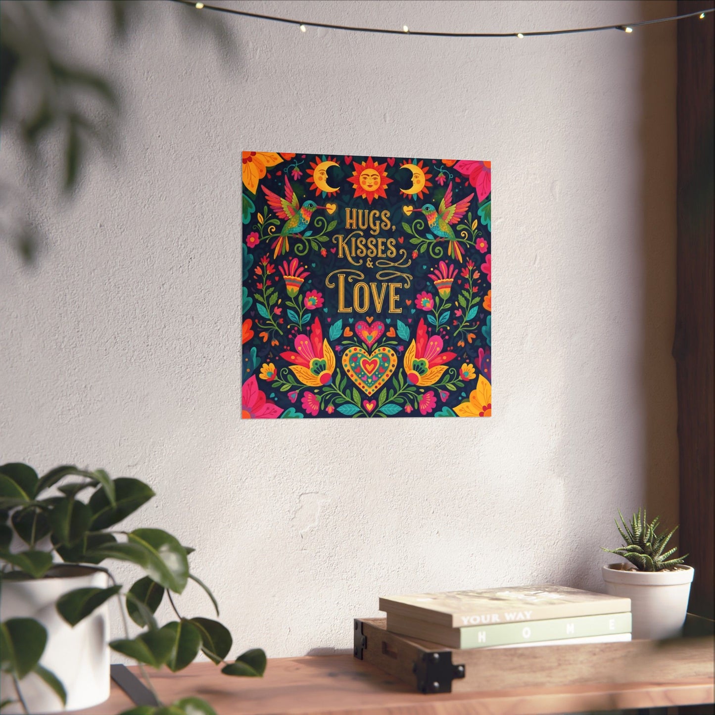 Hugs Kisses & Love - Poster