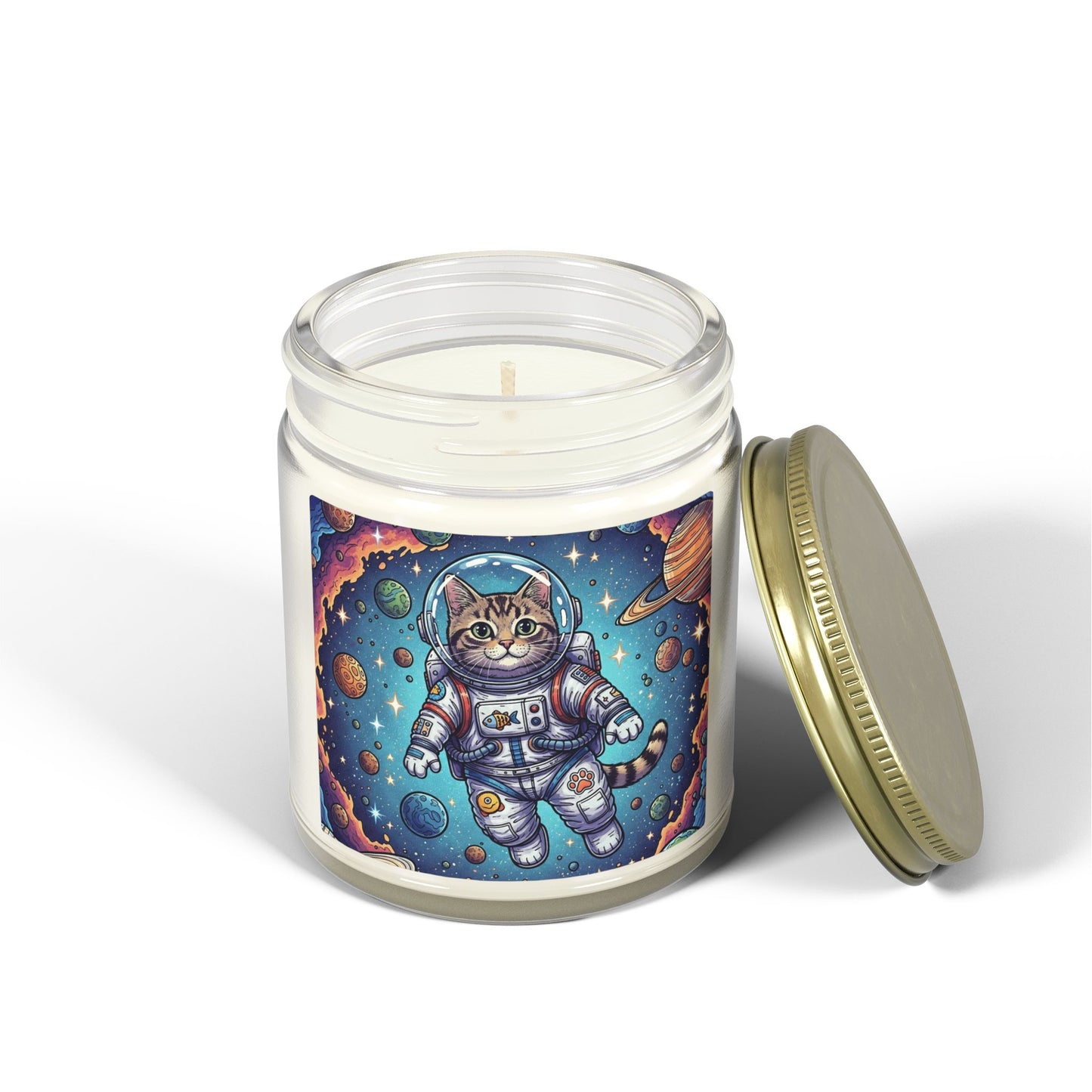 Astronaut Cat - Scented Candle