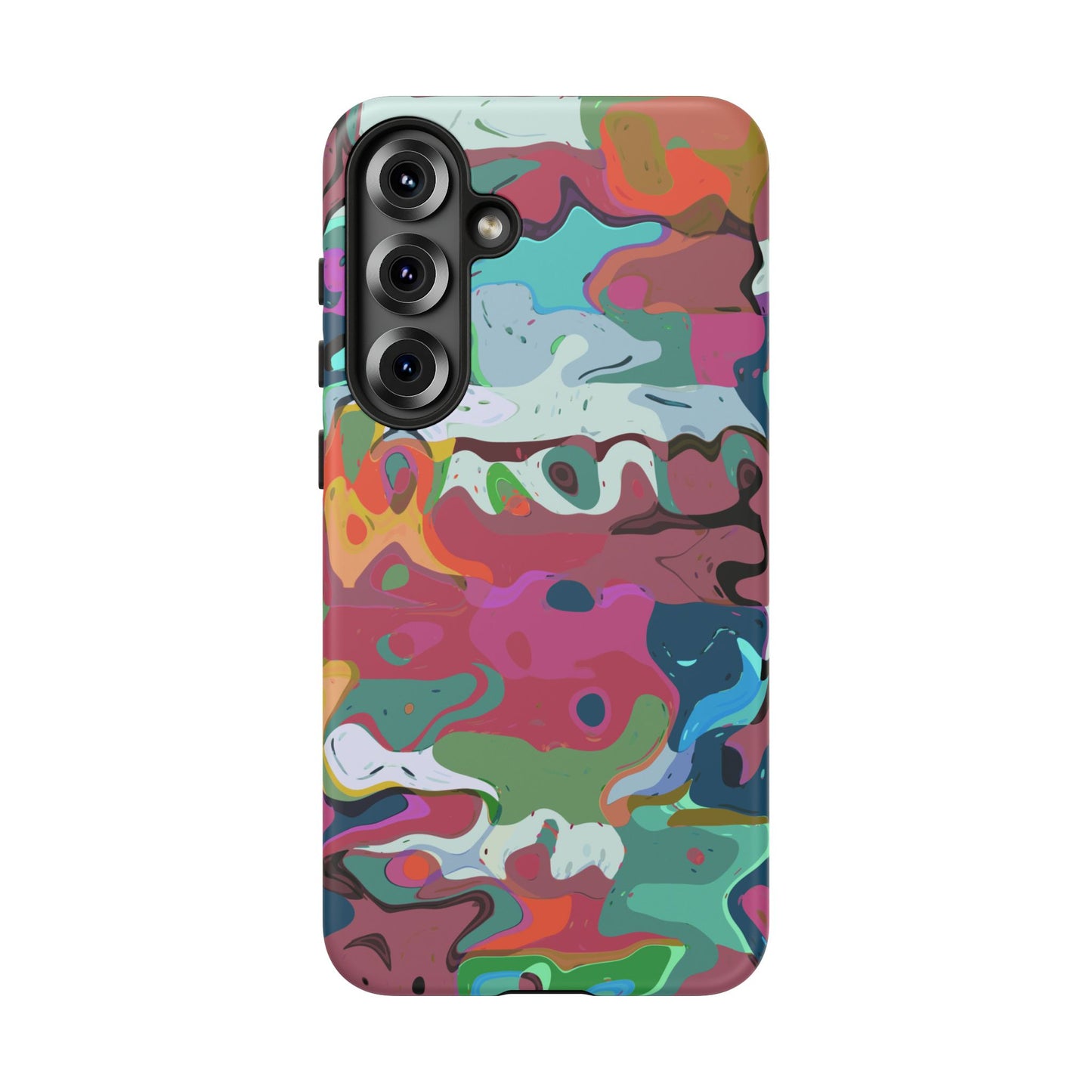 Colorful Abstract Marble - Phone Case