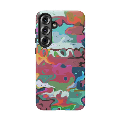 Colorful Abstract Marble - Phone Case